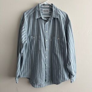 Vintage Men’s Levi’s Button Up Striped Shirt - XL